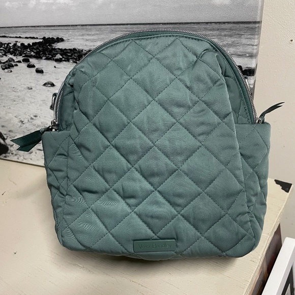 Vera Bradley Mini backpack in performance twill Olive - Picture 1 of 5